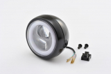 Capsule120, 4 1/2" LED Headlight, Black, Side Mount