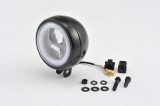 Capsule120, 4 1/2" LED Headlight, Black, Bottom Mount