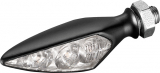 Rhombus S Extreme Turn Signal FL/RR, Clear Lens, Black