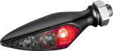 Rhombus S DF Dark Turn Signal/Taillight/Brake Light RR, Tinted Lens, Black