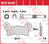 Sinter Street Replacement Brake Pads