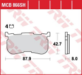 Sinter Street Replacement Rear Brake Pads