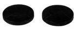Front axle cover set, black