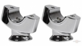 Flat Riser Kit, chrome