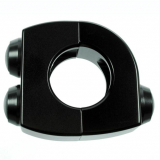 mo.switch 3 Push-Button Clamp, 1", Black Housing, Black Buttons