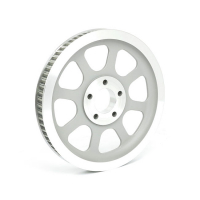 Rear Belt Pulley 70-Tooth, 1-1/8" Wide, Silver, Dyna 00-05