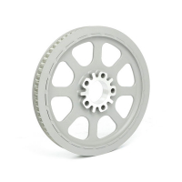 Rear Belt Pulley 70-Tooth, 1-1/8" Wide, Silver, Dyna 00-05