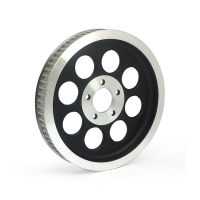 Rear Belt Pulley 70-Tooth, 1,5" Wide, Black, Touring 00-03 ersetzt OEM 40217-00