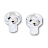 BALL Risers / Lenkerklemmen, Alu verchromt, 25 mm, mit ABE