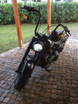 Fehling Schmaler Ape-Hanger, 50cm hoch, schwarz,1-1/4", 31.75mm für z.B.Harley Davidson 1-1/4" Riser
