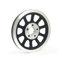 Riemenscheibe,Rear Belt Pulley 66-Tooth,20mm,Softail 07-11 Black