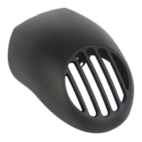 Upper headlamp fly fairing. With integrated headlamp grill