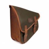 Schwingentasche,Swingarmbag,Khaki Cotton,links, Softail bis 2017
