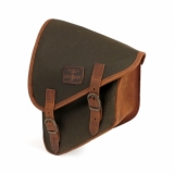 Schwingentasche,Swingarmbag,Khaki Cotton,links, Softail bis 2017