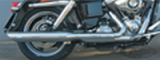 MCJ verstellbarer Auspuff-Endschalldämpfer Edition 100 für Harley-Davidson Dyna Low Rider FXDL mit Tüv