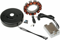 Heavy-Duty 32A Ladesatz Harley-Davidson Big Twin 70-99 mit verchromtem Regler